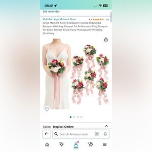 Lings moments bridesmaid bouquets